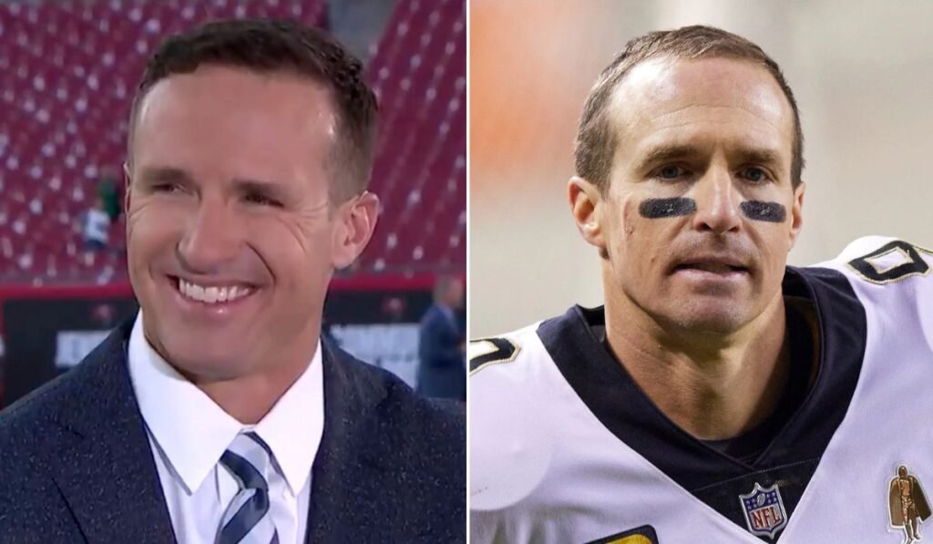 Drew Brees Makes His NBC Debut, Internet Amazed by His New Hair